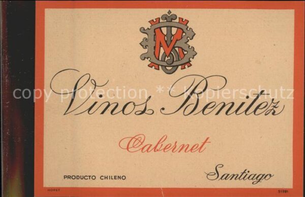 Santiago de Chile Vinos Benitez Cabernet