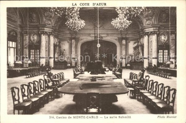 Monte-Carlo Casino Salle Schmitt Kronleuchter