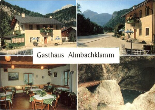 Marktschellenberg Gasthaus Almbachklamm Schlucht