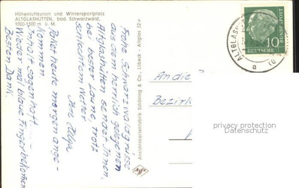 Altglashuetten Höhenluftkurort Strandbad Windgfällweih – Bild 2