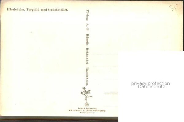 Haessleholm Torgbild med Stadshotellet – Bild 2