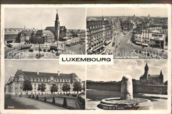 LUXEMBOURG  Luxemburg Gare Centrale Arbed Voie de la Liberte