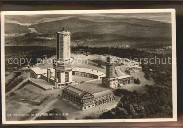 Feldberg Taunus Aussichtsturm Fernmeldeturm Fliegeraufn