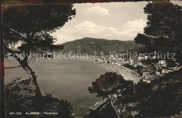 ALASSIO Savona Liguria IT Panorama Strand