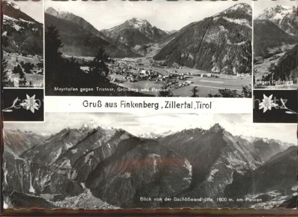 Finkenberg Tirol Mayrhofen Tristner Grünberg Penken Edel