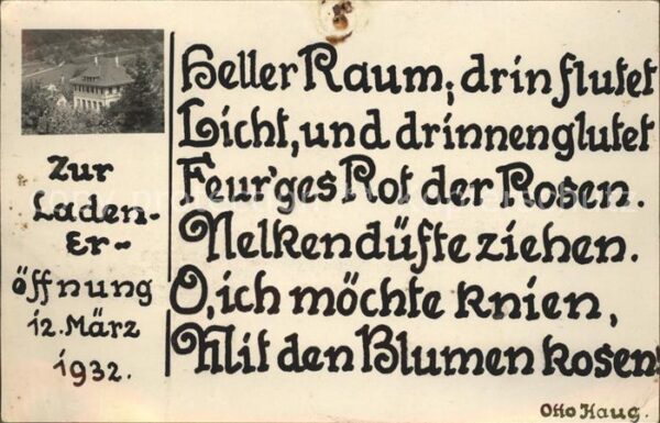 Stuttgart Einladung Gedicht Bahnpost