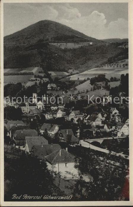Bad Peterstal-Griesbach Ortsansicht mit Kirche Schwarzwald