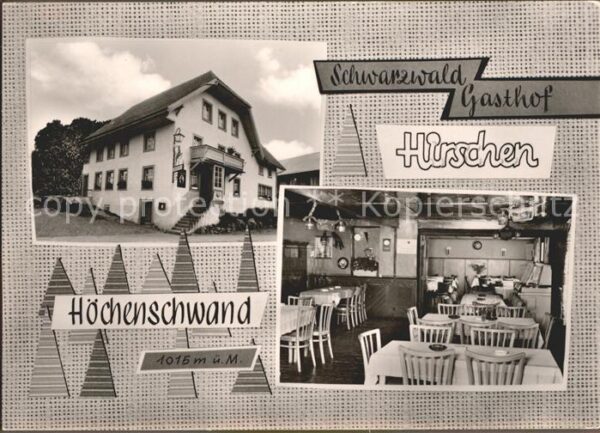 Hoechenschwand Schwarzwald Gasthof Hirschen