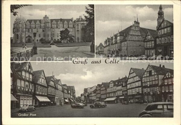 Celle Niedersachsen Schloss Rathaus Grosser Plan