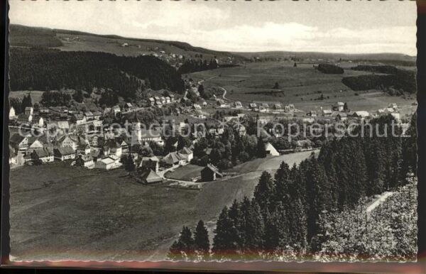 Lenzkirch Gesamtansicht Höhenluftkurort Schwarzwa