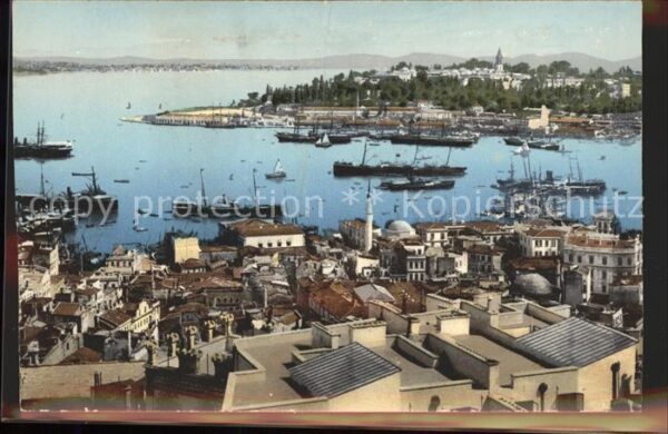 Constantinopel Istanbul Hafen Schiffe