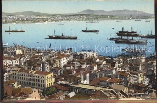 Constantinopel Istanbul Hafen Schiffe