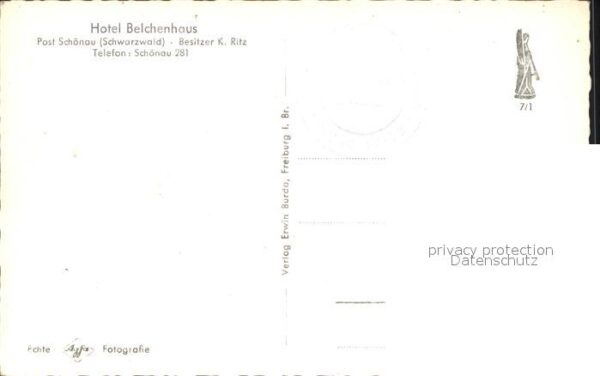 Untermuenstertal Panorama Belchenblick Hotel Belchenhaus – Bild 2