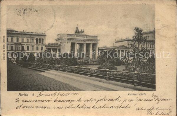 Berlin Pariser Platz mit Brandenburger Tor