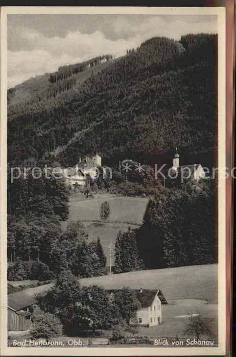 Bad Heilbrunn Blick von Schönau