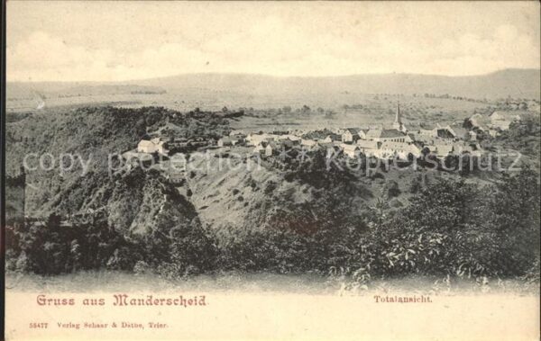 Manderscheid Eifel Totalansicht