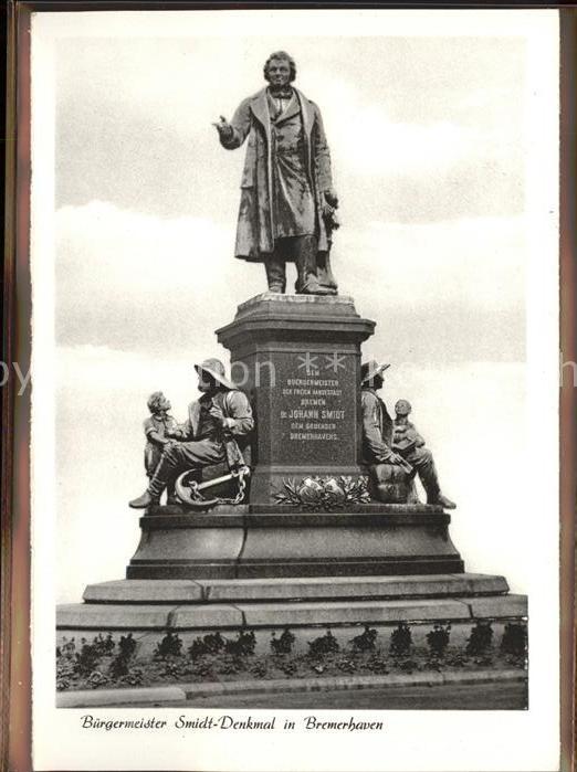 Bremerhaven Bürgermeister Smidt Denkmal Statue
