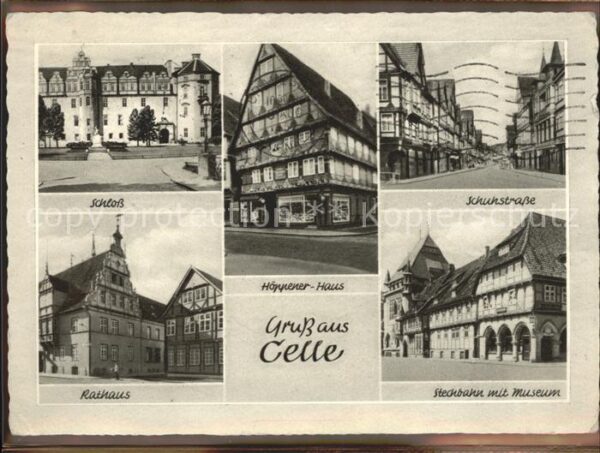Celle Niedersachsen Schloss Rathaus Höppener Haus Schuhstra