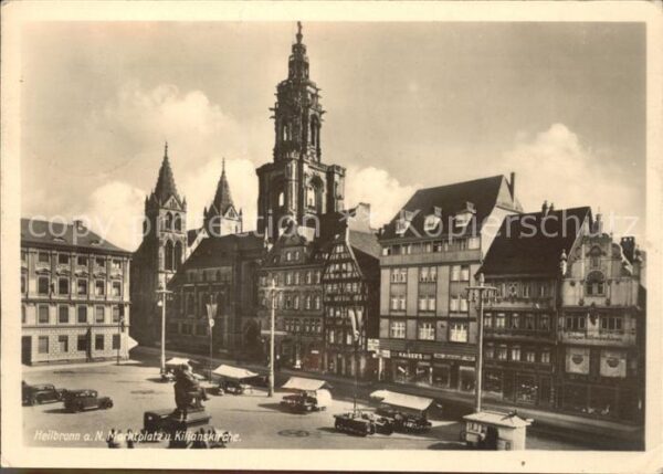 Heilbronn Neckar Marktplatz Kilianskirche Denkmal