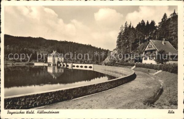 Viechtach Bayerischer Wald Höllesteinsee Kraftwerk