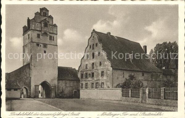 Dinkelsbuehl Nördlinger Tor Stadtmühle