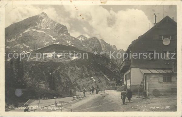 Kreuzeckhaus Alpspitze Foto H. Huber Nr. 517