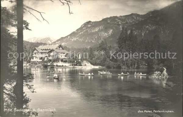 Garmisch-Partenkirchen Badersee Boote