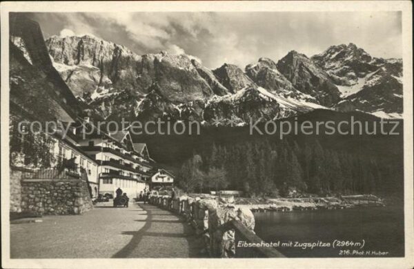 Grainau Eibseehotel Zugspitze Foto H. Huber Nr.