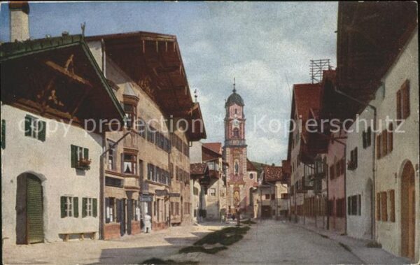 Mittenwald Bayern Obermarkt Kirche