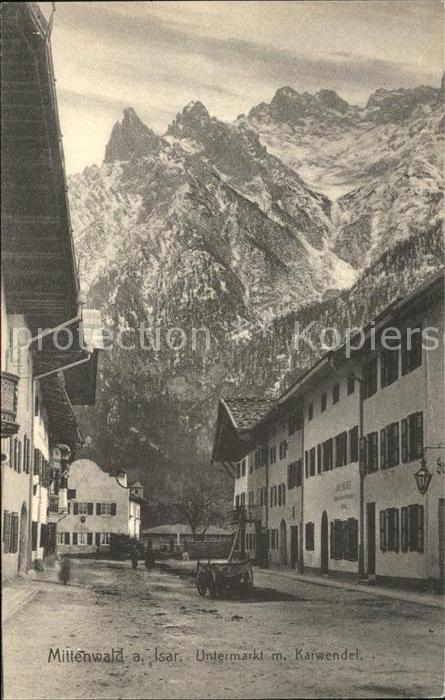 Mittenwald Karwendel Tirol Untermarkt