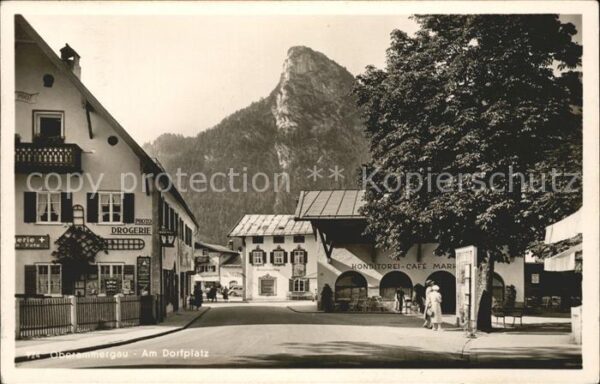 Oberammergau Dorfplatz Drogerie