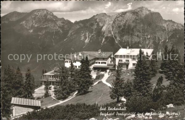 Bad Reichenhall Berghotel Predigtstuhl Hochstaufen