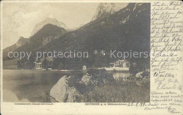 Hintersee Berchtesgaden Mühlsturzhörner