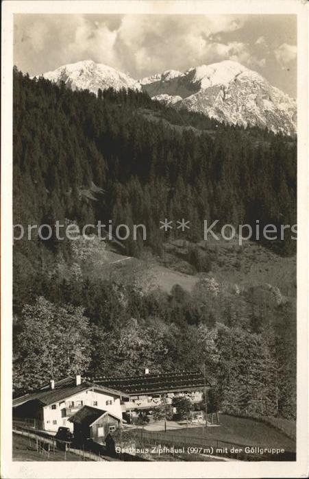Ramsau Berchtesgaden Gasthaus Zipfhäusl Göllgruppe