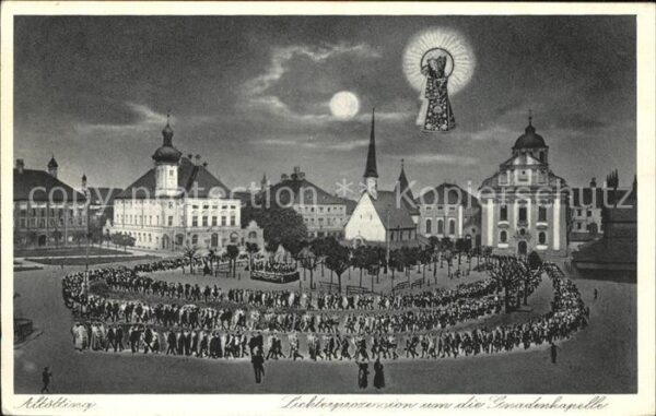 Altoetting Lichterprozession Gnadenkapelle