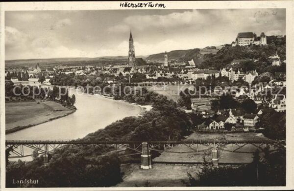 Landshut Isar Kirchturm