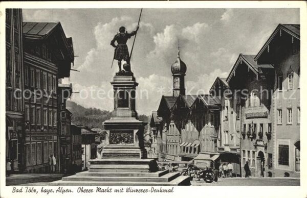 Bad Toelz Oberer Markt Winzerer-Denkmal