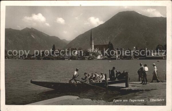 Egern Tegernsee Boot Überfahrt
