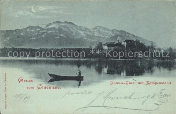 Chiemsee Herreninsel Kampenwand