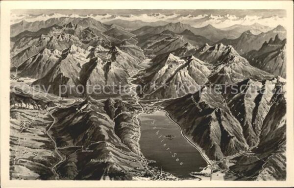 Schliersee Panoramakarte