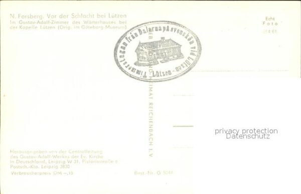 Luetzen Schlacht N. Forsberg Gustav-Adolf-Zimme – Bild 2