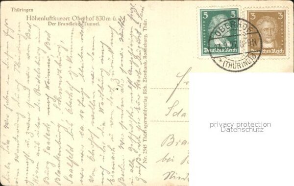 Oberhof Thueringen Brandleite-Tunnel – Bild 2
