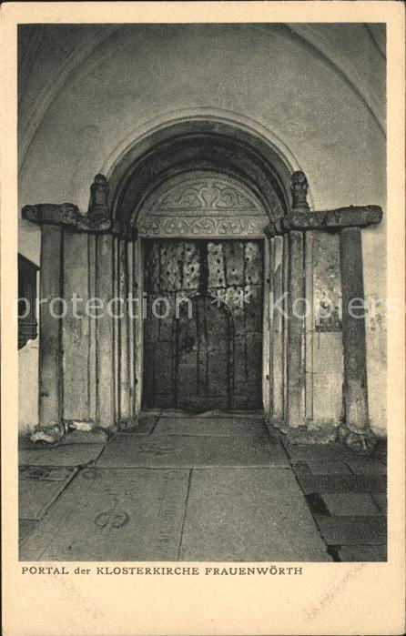Frauenwoerth Chiemsee Klosterportal