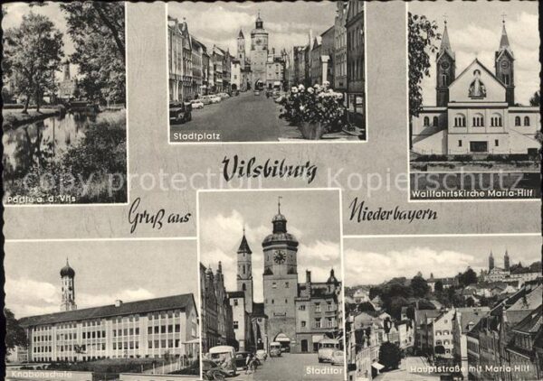 Vilsbiburg Hauptstrasse Maria-Hilf Knabenschule St