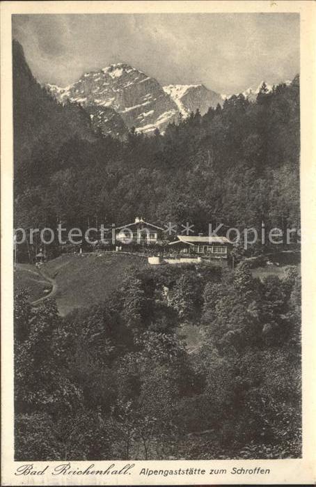 Bad Reichenhall Alpengaststätte Schroffen