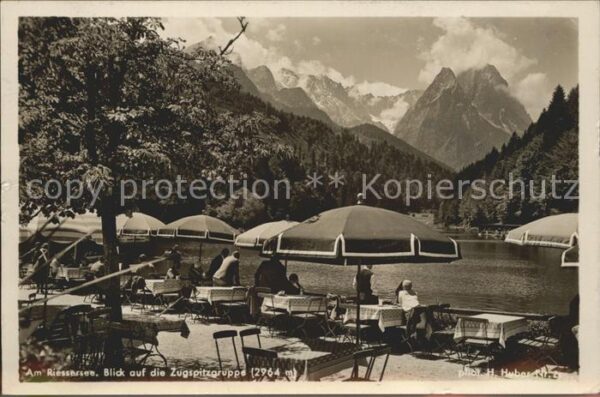 Riessersee Zugspitzgruppe Foto H. Huber Nr. 28