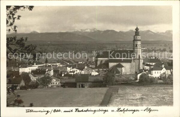 Tittmoning Salzach Dachsteingebirge Salzburger-Alpen