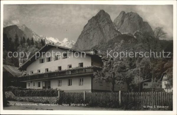 Hammersbach Grainau Hotel Höllenklamm Haus Werdenfels