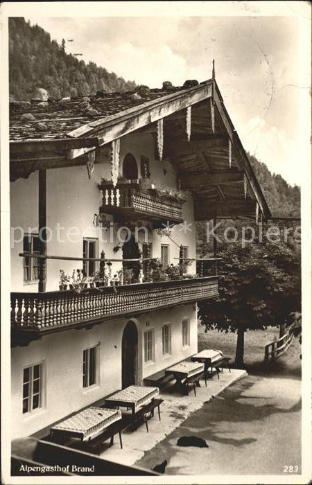Ruhpolding Alpengasthof Brand