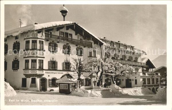 Reit Winkl Gasthof Unterwirt